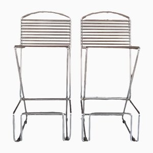Bar Stools by Till Behrens for Schlubach, 1980s, Set of 2