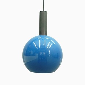 Space Age Pendant Lamp in Glass, 1960s