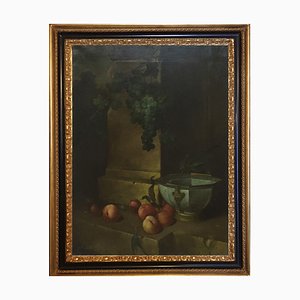 Salvatore Marinelli, Italie, Nature Morte, Huile sur Toile, Encadrée