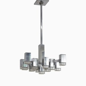 Lampada a 13 luci di Gaetano Sciolari per Sciolari, anni '70