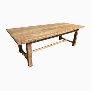 Super Quality French Bleached Oak Farmhouse Dining Table