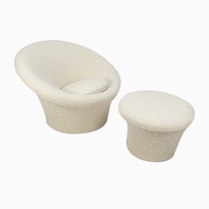 Mid-Century Mushroom Armchair and Ottoman by Pierre Paulin for Artifort, 1960s, Set of 2