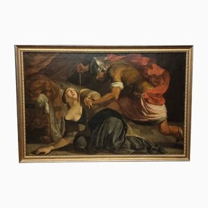 Tarquin und Lucretia Gemälde, 17. Jh., Öl auf Leinwand, Gerahmt