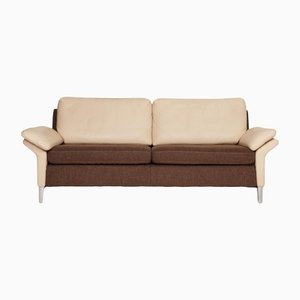 3300 Cream Leather Two-Seater Sofa from Rolf Benz