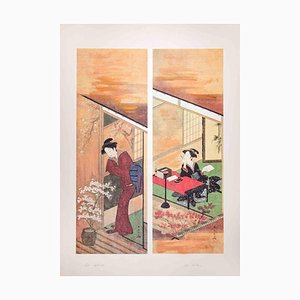 Bob Paulson, Geishas, Original Lithograph, 1970s