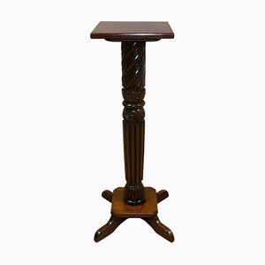 Victorian Solid Mahogany Torchiere or Plant Stand