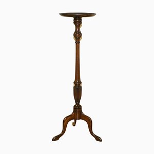 Mahogany Tripod Torchiere or Plant Stand