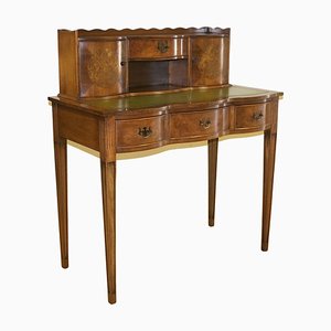 Light Mahogany Lady's Reprodux Writing Desk with Leather Top from Bevan Funnell