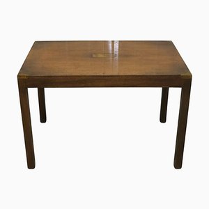 Mahogany & Brass Military Campaign Coffee Table