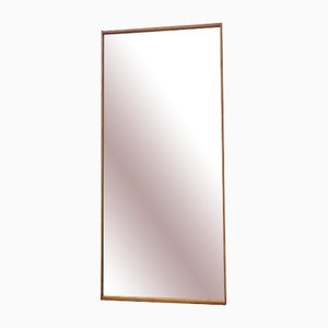 Large Rectangular Mid-Century Modern Oak Wall Mirror from Stag