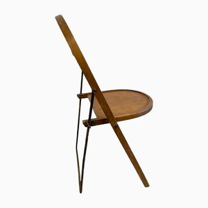 Antique Bern Folding Chair in Wood and Metal
