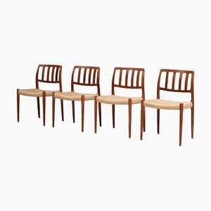 Danish Dining Chairs by Niels Otto Møller, 1960s, Set of 4