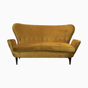 Italienisches Sofa und Sessel, 1980er, 2er Set