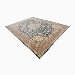 Tapis Style Madallion Vintage en Bleu Marine