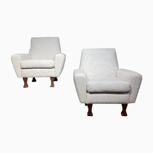 Easy Chairs in Wood, Set of 2