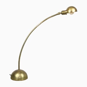Mid-Century Arc Table Lamp in Brass