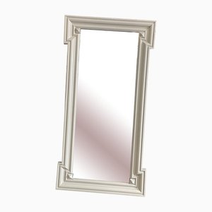 Antiker Spiegel mit grauem Rahmen