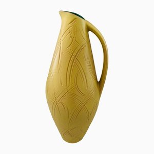Yellow Vase in Ceramic by Ursula Fesca