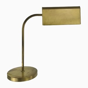 Drehbare Vintage Messing Tischlampe von Sölken Leuchten