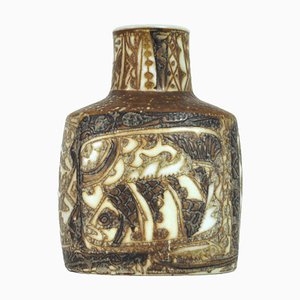 Fayence Vase von Nils Thorsson Baca für Royal Copenhagen