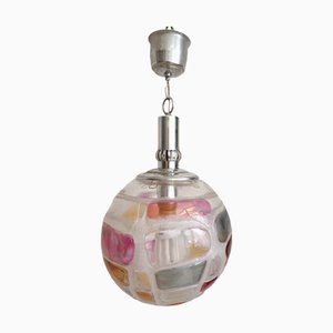 Murano Kugel Lampe aus Kristallglas