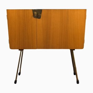 Walnut Cabinet with Brass Details from Verralux