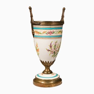 Antique Victorian French Ceramic Mantlepiece Jardiniere