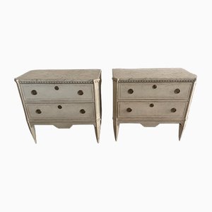 Gustavian Twin Chests of Drawers, 1860, Set of 2