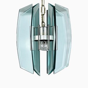 Art Glass Pendant Lamp from Fontana Arte, Italy, 1960s