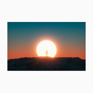 Xuanyu Han, Hommes observant le lever du soleil, Photographie