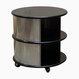 Lacquered Wood Bedside Table, 1970s