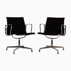 Black Fabric EA 118 Chair from Vitra, Set of 2