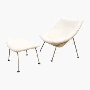 Dutch F157 Oyster Easy Chair by Pierre Paulin for Artifort