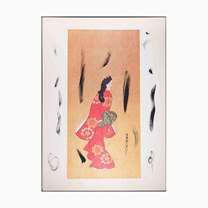 Bob Paulson, Geisha, Original Lithograph, 1970s