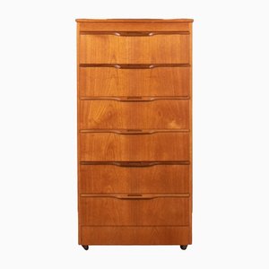 Tall Teak Chest of Drawers from Stonehill, 1960s