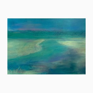 Zdenka Palkovic, Japanese Landscape, 2021, Pastel on Paper, Framed