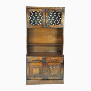 Fitted Double Door Display Cabinet with Lower Drawers