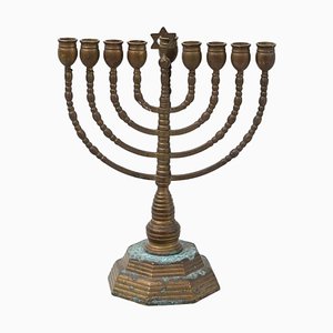 Antique Traditional Jewish Candleholder, 1940s