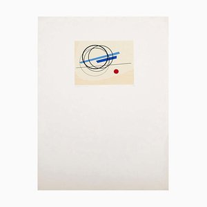 Luigi Veronesi, 1976, Serigrafía abstracta minimalista