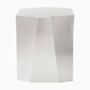 Stainless Steel Katy Sculptural Table by Adolfo Abejon
