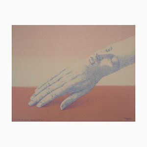 René Magritte, Les Bijoux Indiscrets (gioielli indiscreti), 1963, Litografia originale