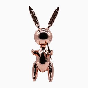 Grand Rose Gold Rabbit Sculpture by Editions Studio