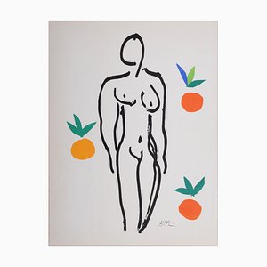 Henri Matisse, Nude Aux Oranges, 1958, Lithograph