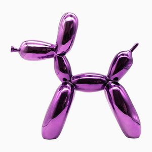 Escultura Balloon Dog (morado) de Editions Studio
