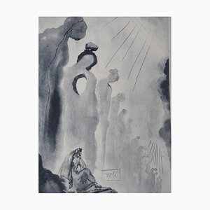 Salvador Dali, Purgatory 13, The Second Cornice, Heliogravure and Etching