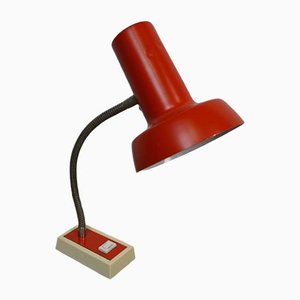 Red Desk Lamp from Sis, 1970s