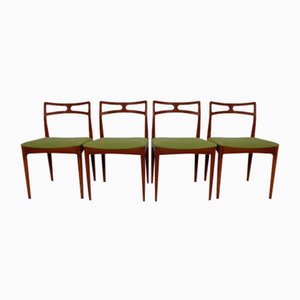Model 94 Teak Dining Chairs by Johannes Andersen for Christian Linneberg, 1960s, Set of 4