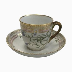 Flora Danica Coffee Cup and Saucer from Royal Copenhagen