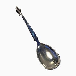 Ornamental Compote Spoon in Silver from Horsens Silver