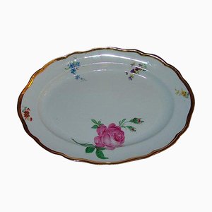 Rose Porcelain Oval Serving Platter from Meissen